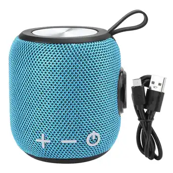 

Outdoor BT Speaker Mini Portable IPX5 Waterproof Stereo Surround Wireless 5.0 Speaker with 1800mAh Battery Lanyard for Mobile