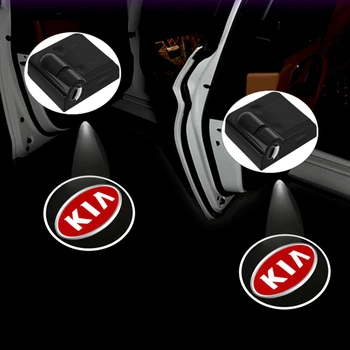 

2pcs Wireless Car Door Welcome light LED Laser Projector For KIA Sid Rio Soul Sportage Ceed Sorento Cerato K2 K3 K4 K5 Styling
