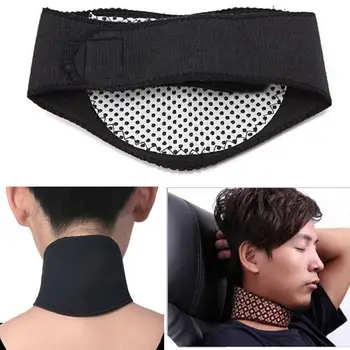 

1 Stuk Vertebra Nek Magnetische Therapie Ondersteuning Toermalijn Riem Wrap Brace Pain Relief Neck Massager Producten