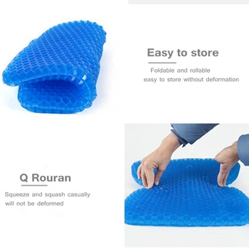

Honeycomb Elastic Gel Cushion, Car Sofa Seat Cushion, Health Massage, Office Chair, Cushion, Carpet, Multifunctional Cushion