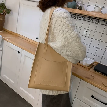 

Big Bag Female Student's New High Capacity Single Shoulder Bag In 2019 Womens Bags Handbags PU Women Bag