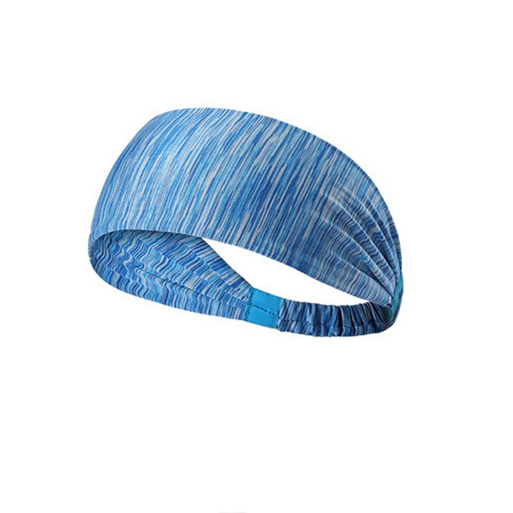 1PC Headband Women/Men Sweatband Yoga Gym Stretch Head Band For Sport Elasticity Sweat Bands Sport Bandage Safety 1111