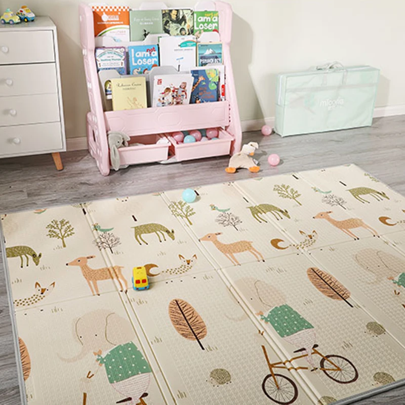 

Kids Carpet Foldable Cartoon Baby Play Mat Xpe Puzzle Children's Rug High Quality Infant Climbing Pad Activity Games Mats