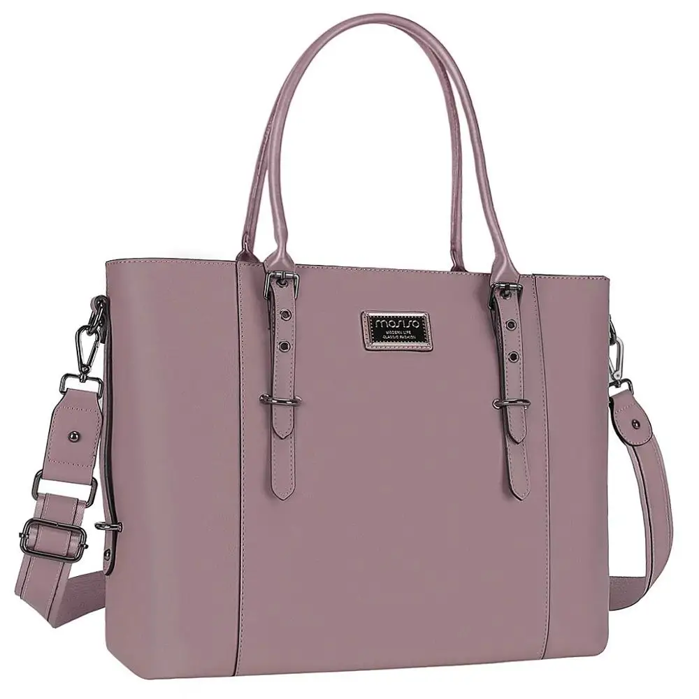 Purple Color MOSISO модная женская сумка для ноутбука из искусственной кожи 13,3 14 15 15,6 дюймов, водонепроницаемая сумка для ноутбука, чехол, портфель, сумка-мессенджер - Цвет: Purple Color