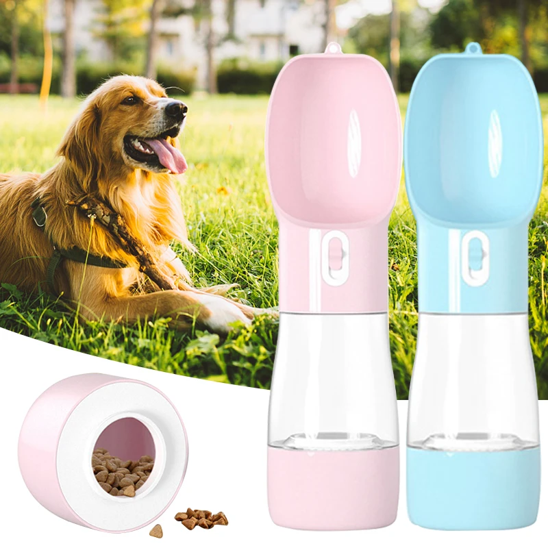 Multifunction Dog Food Water Feeder Drinking Bowl Portable Pet Bottle For Dogs Puppy Cat Dispenser Products |
