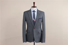 Terno terno de três peças terno masculino versão coreana do magro pequeno terno profissional formal vestido padrinhos traje do noivo casamento