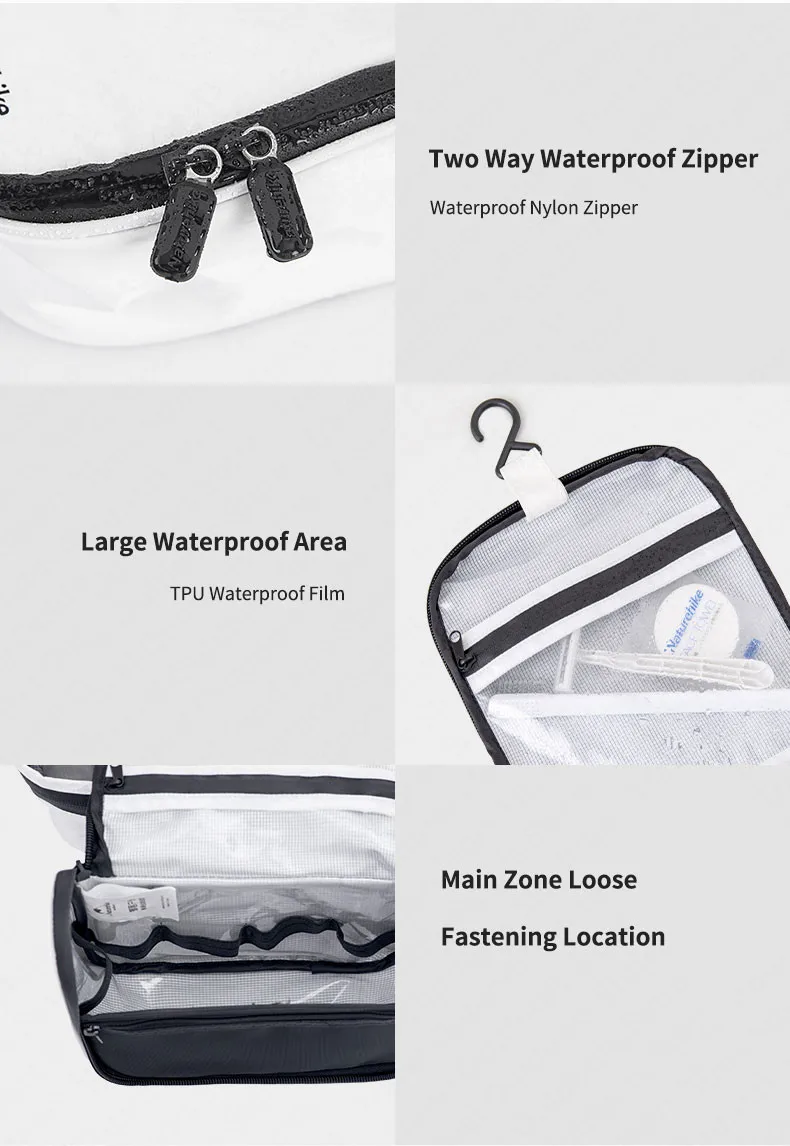 Водонепроницаемая сумка Naturehike, дорожная косметичка, деловая вместительная сумка для одежды из ТПУ, многофункциональная портативная сумка для хранения и ванной