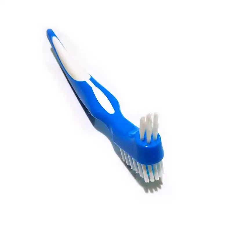 Y-образная зубная щетка для зубных протезов 6 шт. обычные щетинки и 0,25 мм жесткие щетинки двойные для ложных насадки для зубной щётки