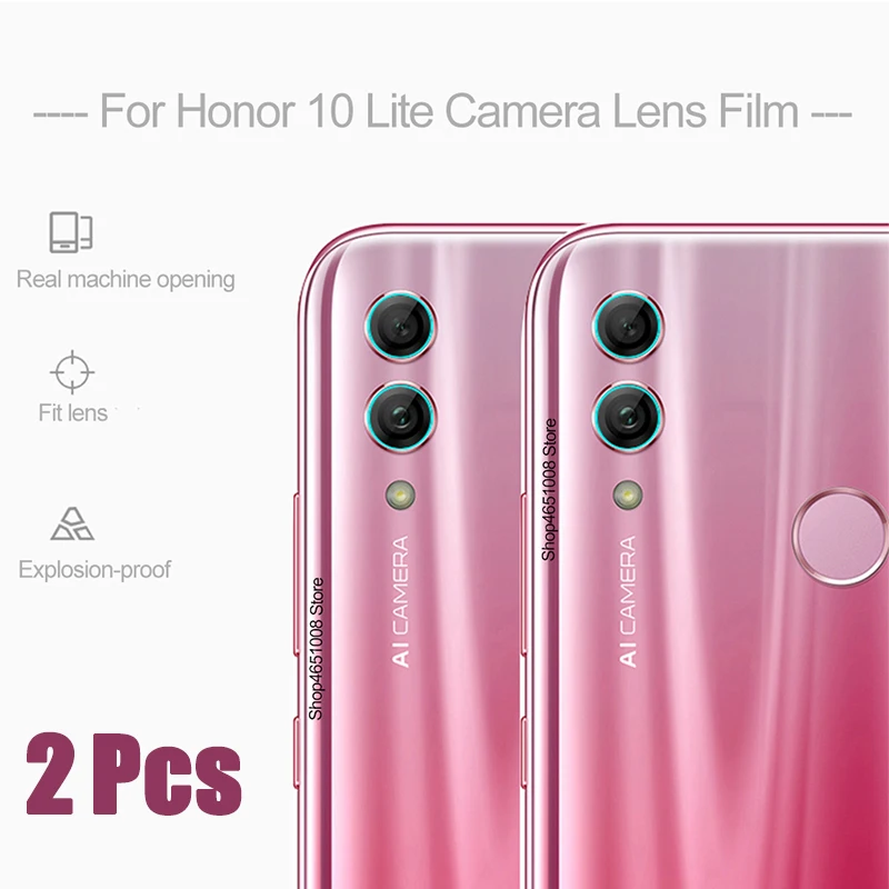 

2Pcs Camera Lens Protective Film On Honor 10 lite light Camera Screen Protector Film For Huawei Honer 10 lait life 10lite glass