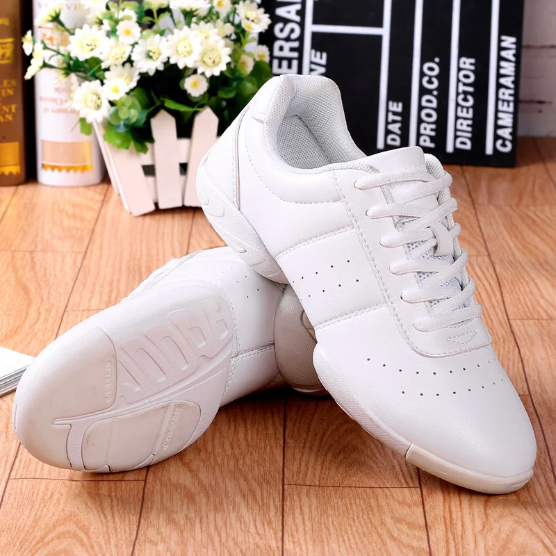 Dance Shoes Children Boy Girl Modern Soft Outsole Jazz Sneakers Aerobics Breathable Lightweight Kids Dancing Fitness Sport