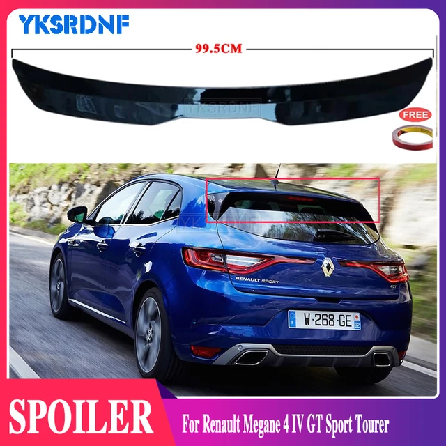 YKSRDNF For Renault Megane 4 IV GT Sport Tourer 2016-2020 Hatchback Spoiler  ABS Universal Car Tail Wing Rear Roof Lip Spoiler - AliExpress