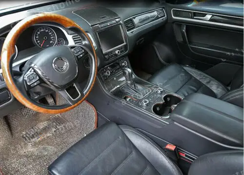 44* Внутренняя декоративная накладка из углеродного волокна для Volkswagen Touareg 2011-18
