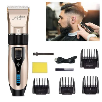 

Mens/Kids Hair Trimmer Shaver Cutter USB Charging digtal display Basic Barber Set Mains Electric multi-function Hair Clipper Set