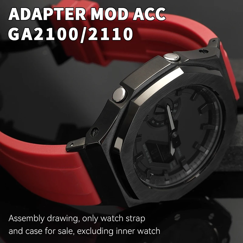 Casioak MOD ŰƮ η ƿ  ݼ ð ̽ , Ʈ  , G-Shock GA2100 GA-B2100 2110