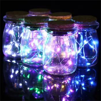 

Romantic Chrismas10 LED Colours Seed Vase Lights Wedding Centrepiece Fairy Lights Holiday Lighting String Wedding Garden Decor