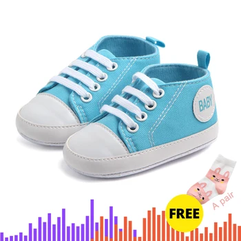 

Buy One Get Two Candy Colors Classic Sport Sneakers Newborn Baby First Walkers Shoes Infant Toddler Soft Sole Anti-slip Shoes
