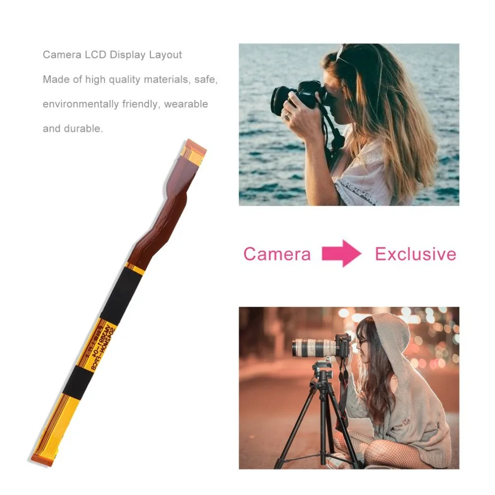 Для Olympus E-PL5 EPL5 E-PL6 EPL6 ЖК-шлейф соединительный кабель ленточный кабель для камеры Re пара часть комплект гибкий кабель
