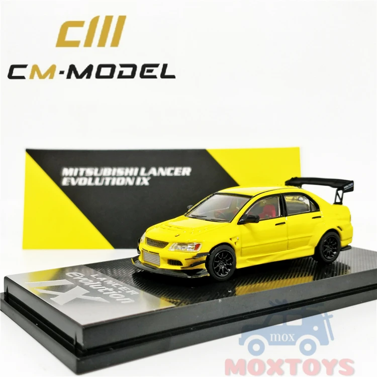 Cm Model 1 64 Mitsubishi Lancer Evo Ix Yellow Diecast Model Car Diecasts Toy Vehicles Aliexpress