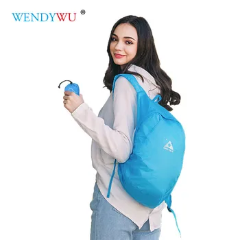 

Outdoor Sports Foldable Backpack Bag Waterproof Lightweight Cycling Camping Hiking Backpack Shopping Travelling Polyester Bags