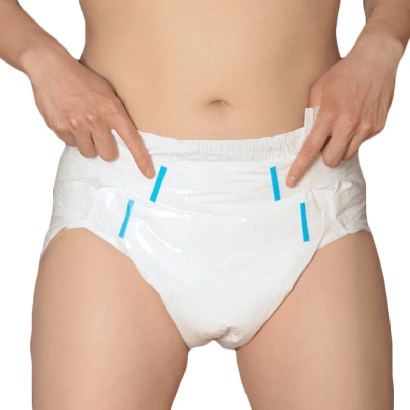 Abdl Adult Diapers Super Soft Ocean Print And Pure White Pattern Diaper Lovers Ddlg Elastic Large Waist Adult Diapers 8 Pieces Cloth Diaper Aliexpress