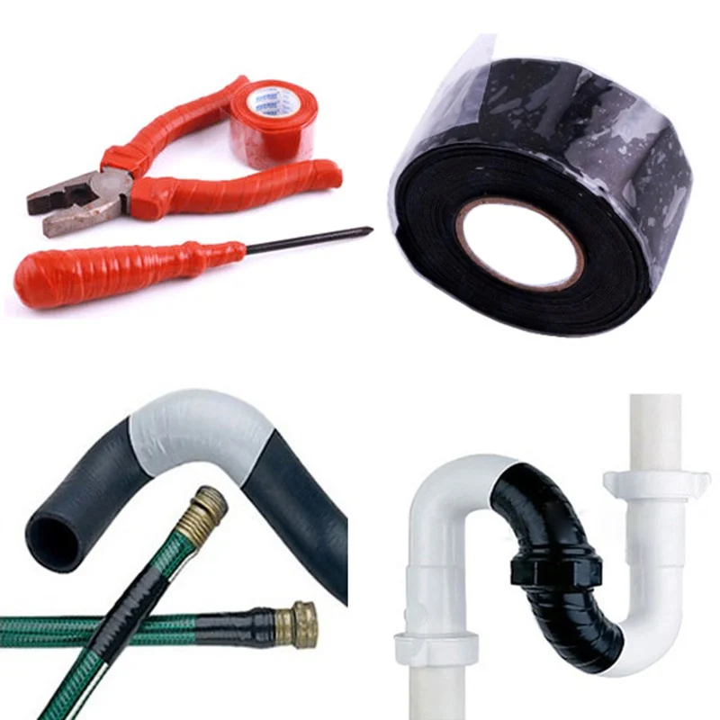 

Silicone Rubber Self Fusing Tape Insulation Tape Nautical Rigging Metal Equipment Adhesives Power System Emergency Repair Tape