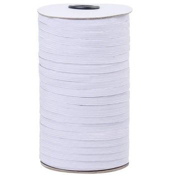 

1/4 Inch Elastic Cord Heavy Stretch String Braided Elastic Band/Elastic Rope 200 Yard Sewing Elastic Spool for Jewellery Making,