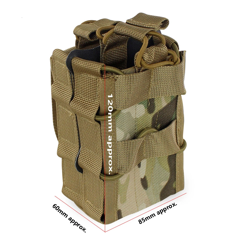 Тактический AK 7.62 M4 5.56 Журнальный чехол 1000D Nylon Molle System Двухслойная сумка для