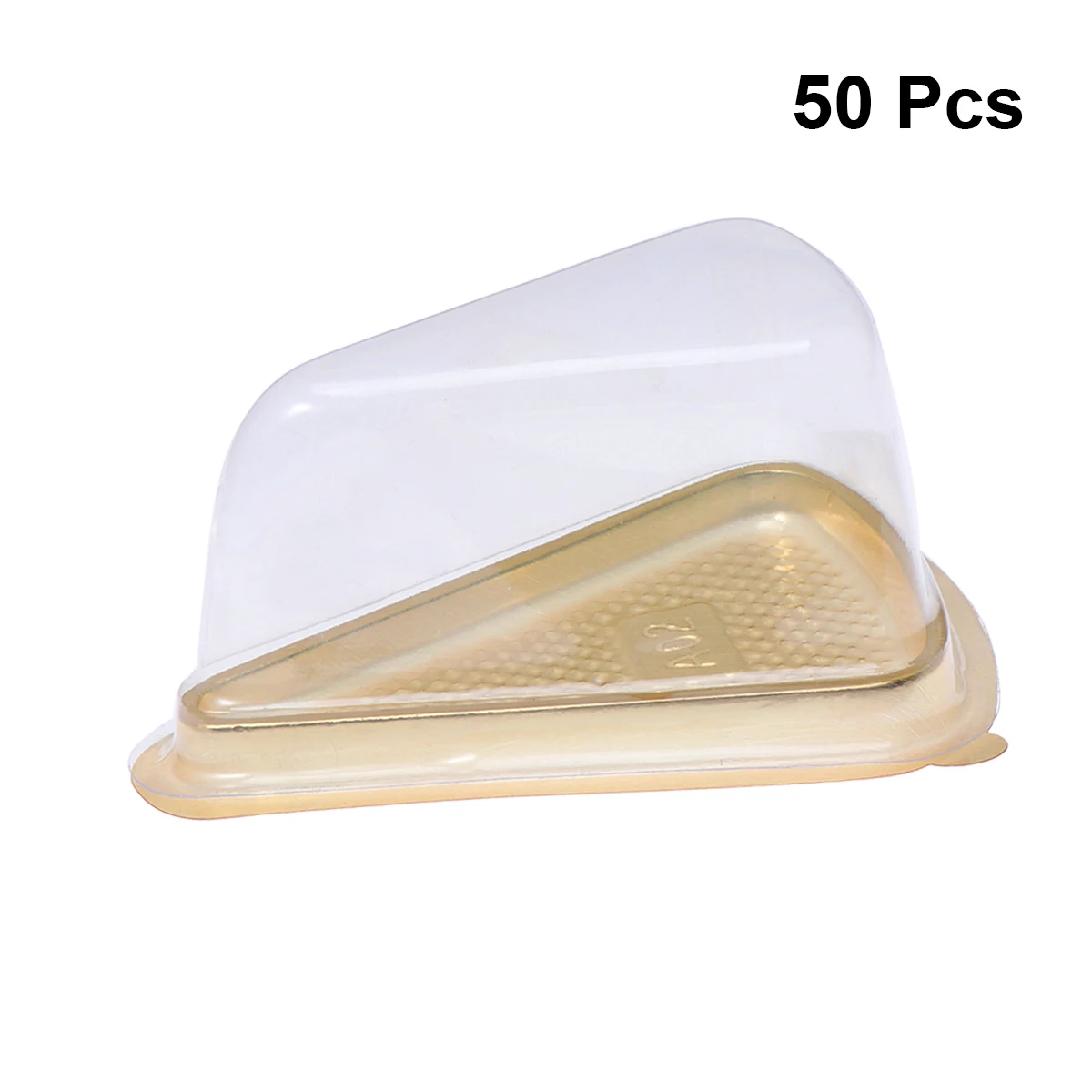 

50 Pcs Cake Boxes Disposable Triangle Moon Cake Tray Food Gift Packaging Boxes
