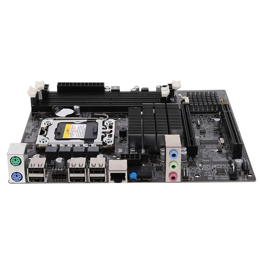 Kopen Deek Robot X58 Desktop Moederbord LGA 1366 Pin DDR3 Computer Moederbord Moederbord voor L E5520 X5650 RECC Geen msata interface