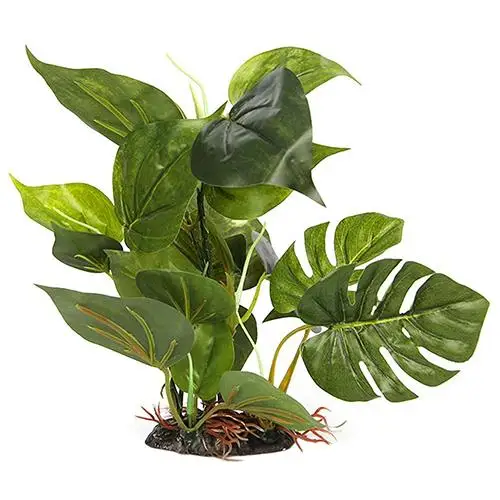 Artificial Green Water Grass Aquarium Fish Tank Underwater Plastic Plant Fish &  Pet Supplies