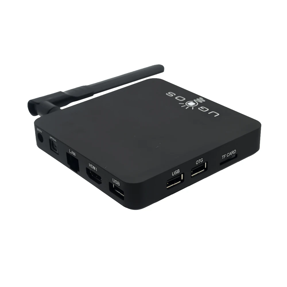 UGOOS AM3 Smart tv Box Amlogic S912 Восьмиядерный Android 7,1 tv Box 2 ГБ DDR3 16 Гб rom 4K медиаплеер Dual 2,4G/5G WiFi 1000M LAN