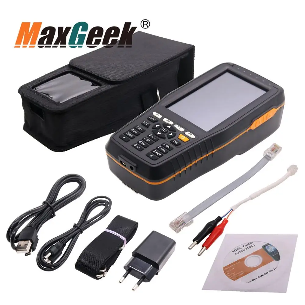 Maxgeek TM 600 2020 версия VDSL VDSL2 для линия xDSL инструменты тестирования и обслуживания ADSL