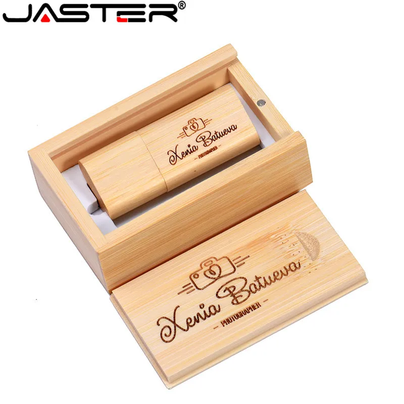 JASTER высококачественный деревянный с коробкой USB флеш накопитель 4 ГБ 8 16 32 64 Гб