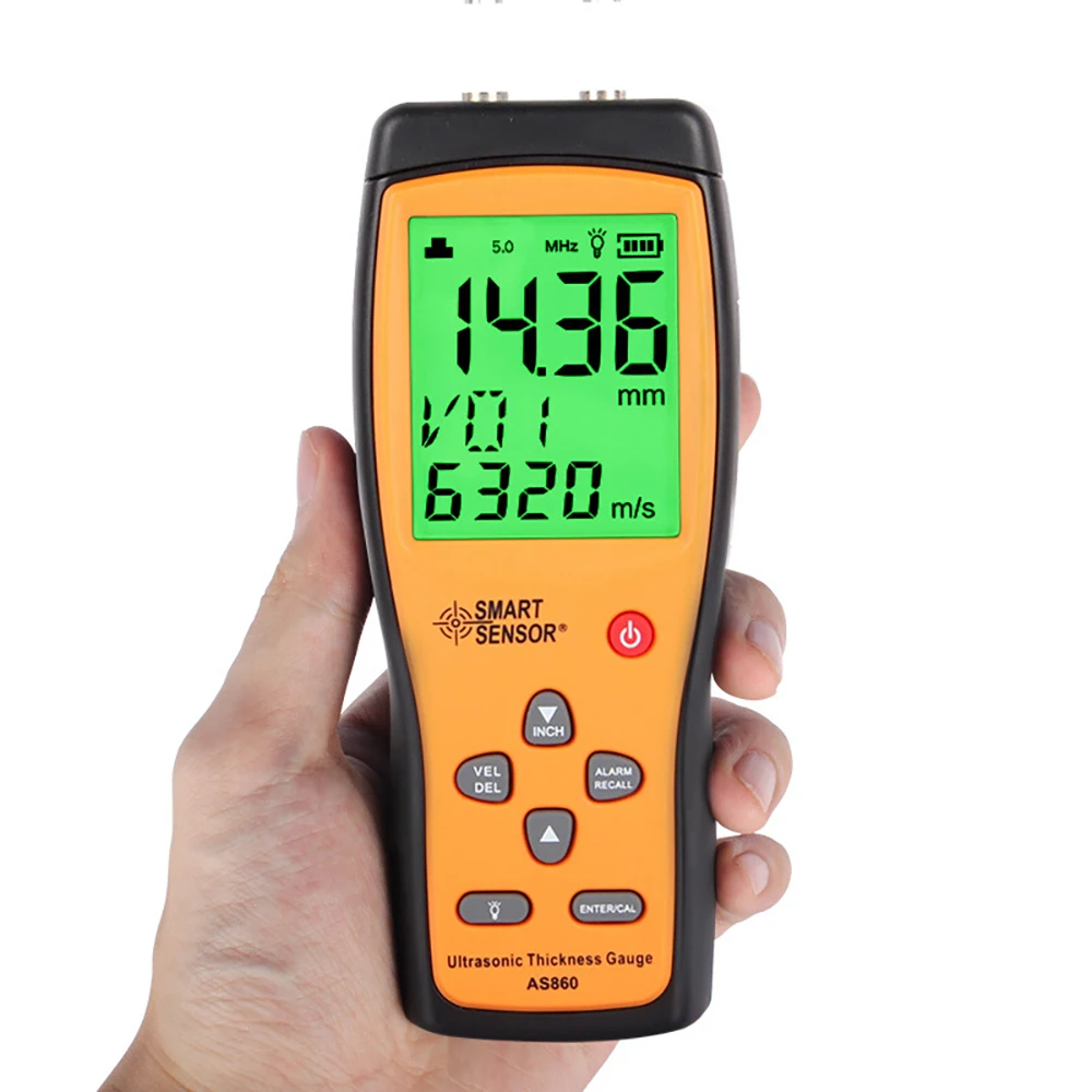 Sound Velocity Meter Smart Sensor AS860 Ultrasonic Thickness Gauge
