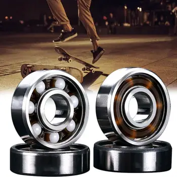 

Roller Skateboarding Ceramic Silver Skates Ball 608RS Bearings Wheel Scooter