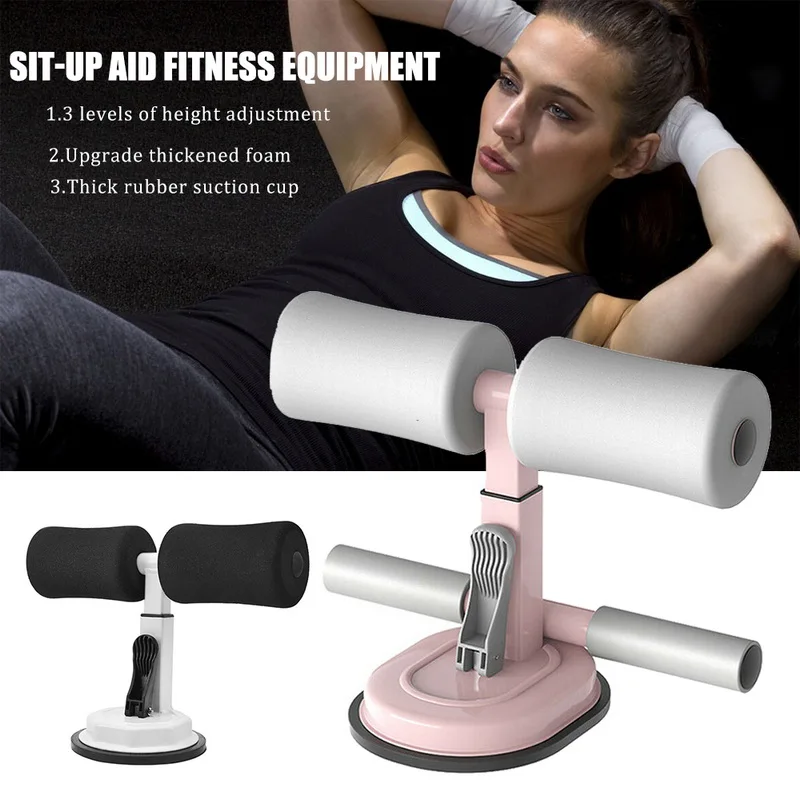 

Adjustable Sit-up Bar Floor Assistant Abdominal Exercise Stand Ankle Support Trainer Workout Equipment for Home Gym Fitness Gear