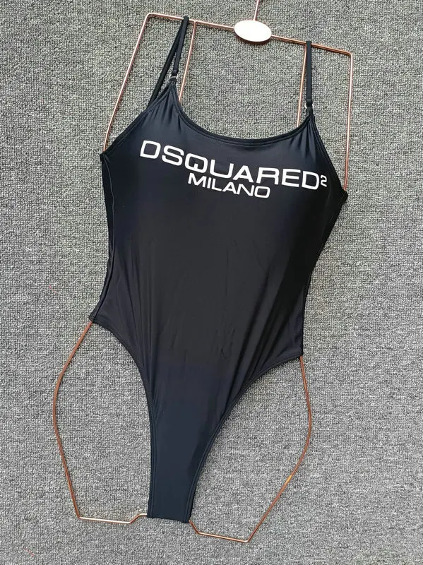 Italy Brand Dsquared2 Beach Sexy Bikini Two-piece Swimsuit 2021 Holiday Women Bikinis Set Vintage Female Bathing Swimwears S-XL brown bikini set