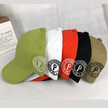 Высокое качество, Бейсболка унисекс, шапка с вышивкой и буквой P, бейсболки для гольфа, Солнцезащитная шляпа в стиле хип-хоп, шапки для мужчин и женщин, летняя шапка