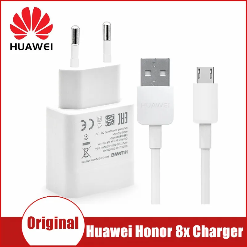 Оригинальное зарядное устройство HUAWEI P Smart z 5 В/2 А адаптер для зарядки кабель Micro USB