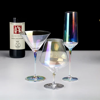 

Lead free crystal glass cup handmade rainbow cup Cocktail glasses wine glass champagne glasses wedding glasses home decoration