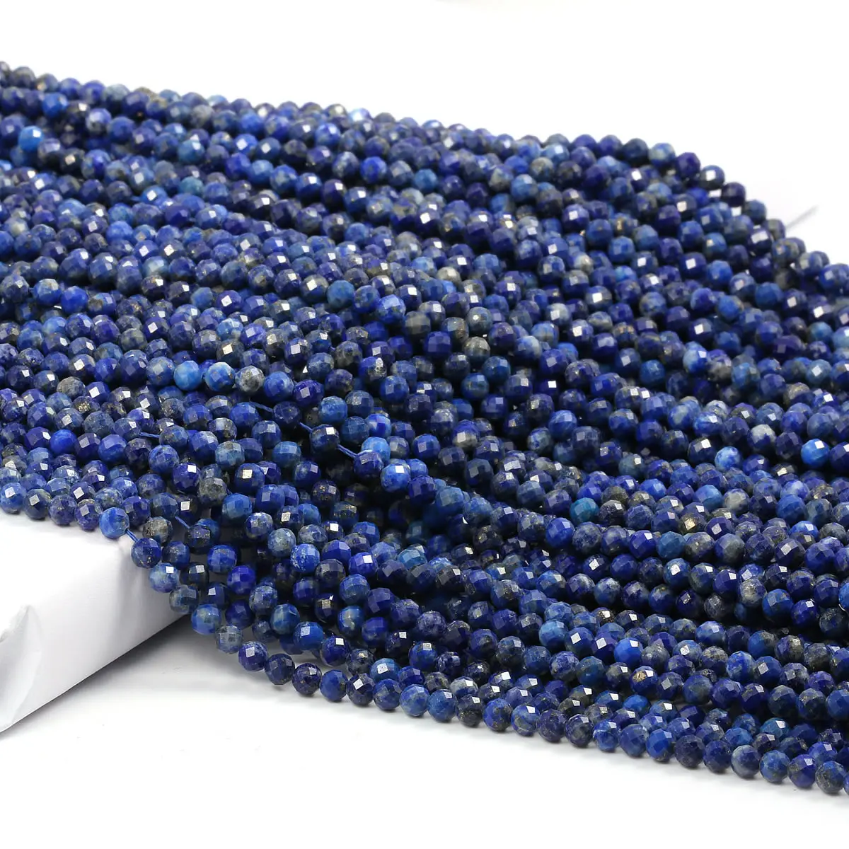 Natural Gem Stone Garnet Beaded 2 3mm Small Faceted Loose Beads for DIY Bracelet Necklace  Jewelry Making Accessories 15'' - 5