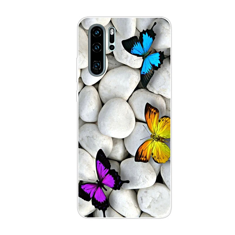 Армейский зеленый Чехол для мобильного телефона, чехол для huawei P30 Pro, Силиконовый ТПУ для телефона, задняя крышка на huawei P30 Pro, VOG-L29 ELE-L29 P 30 Lite, чехол - Цвет: Армейский зеленый