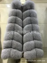 

Luxury Fox Thermal Women's Coat Vest Winter Sleeveless Fashionable Fur Women's Coat Jacket 4XL