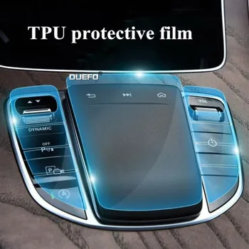 

TPU STICKER Car Center Control Mouse Knob Protector Film Sticker for Mercedes Benz A C E S Class W177 W205 W213 GLC CLS