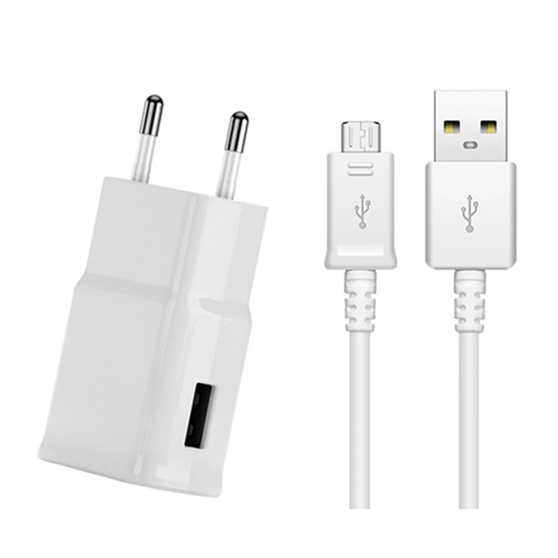 Комплект микро USB-кабеля + EU/US дорожное USB-зарядное устройство для Samsung S4 S6 S7 Edge Galaxy