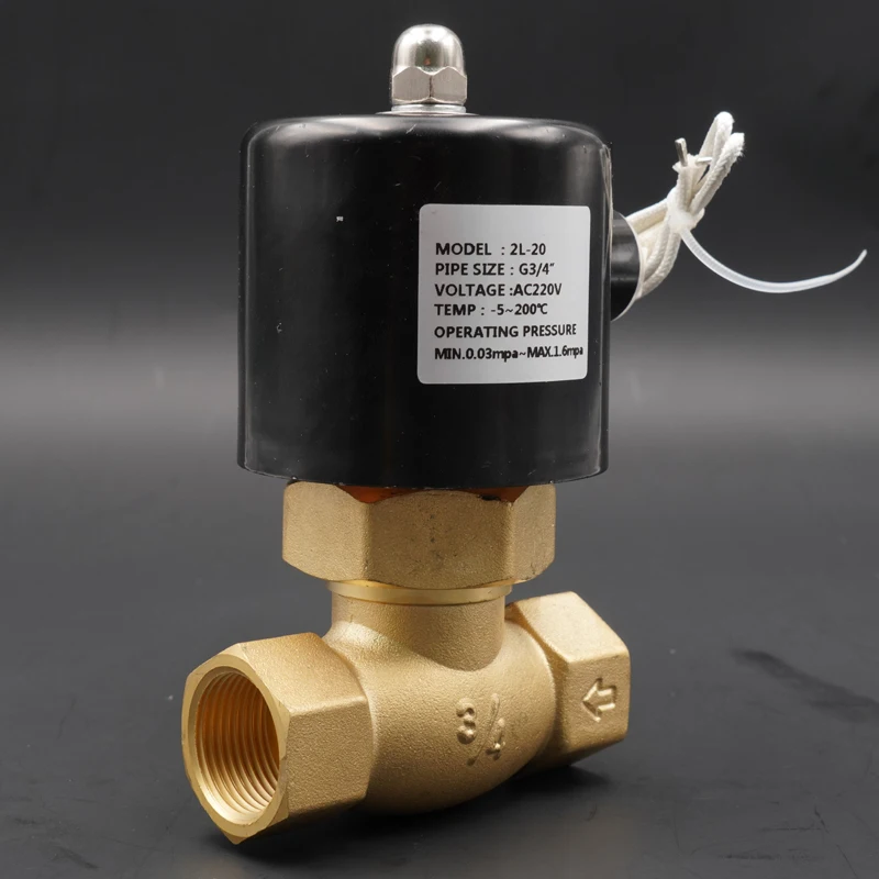 

solenoid valve, 1/2" 3/4" 1" water valve, normally closed ,high pressure DC24V AC220V high temperature for steam liquid or gas