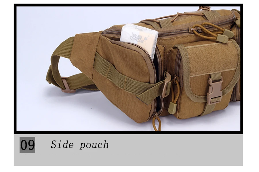 Новые набедренные рюкзаки, наружная водонепроницаемая сумка, тактическая поясная сумка, система Molle, сумка на пояс, спортивная сумка, военная техника, Мужская поясная сумка