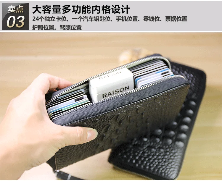 Кошелек из бычьей кожи кошельки для мужчин с защитой от RFID, для карт держатель кошелек портмоне, Длинный кошелек для телефона