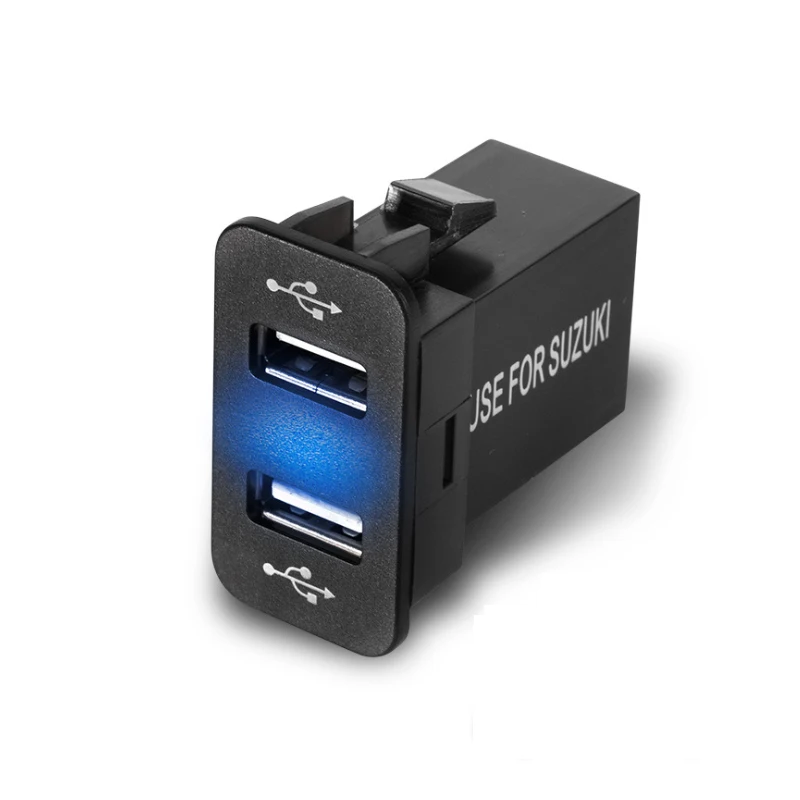 

2.1A Dual USB Car Socket Charger 12-24V USB Car Power Adapter Charger Mobile Phone Car Charger For Car Boat Motorcycle Truck ATV