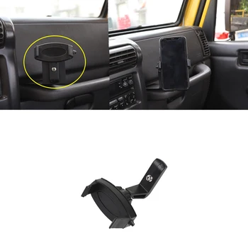 

Phone Interphone Holder+Mobile Phone Holder For Jeep Wrangler TJ 1997-2006 Car Interior Accessories for iphone Samsung Xiao Mi